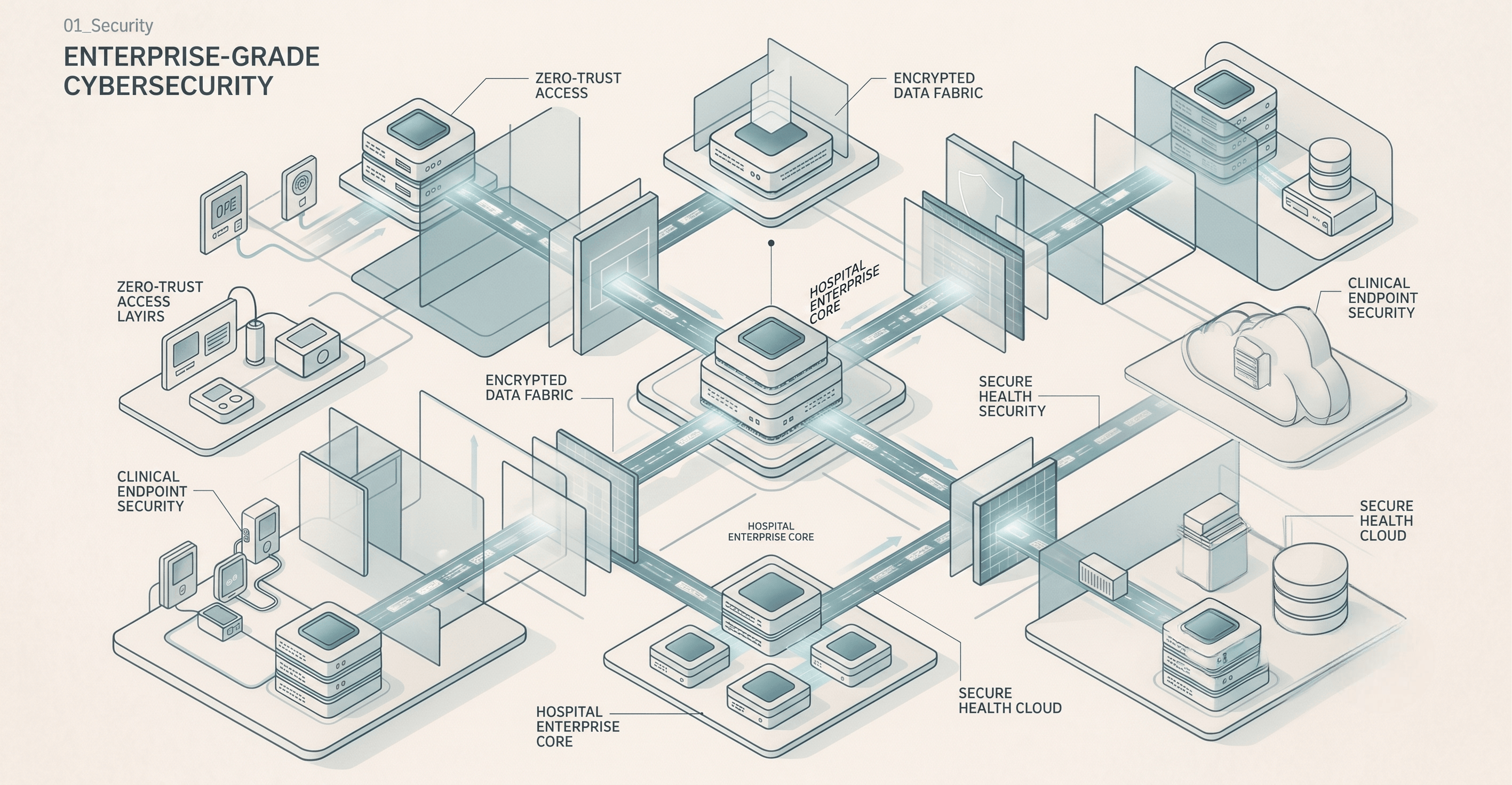 Zero-Trust Clinical Network Architecture Blueprint