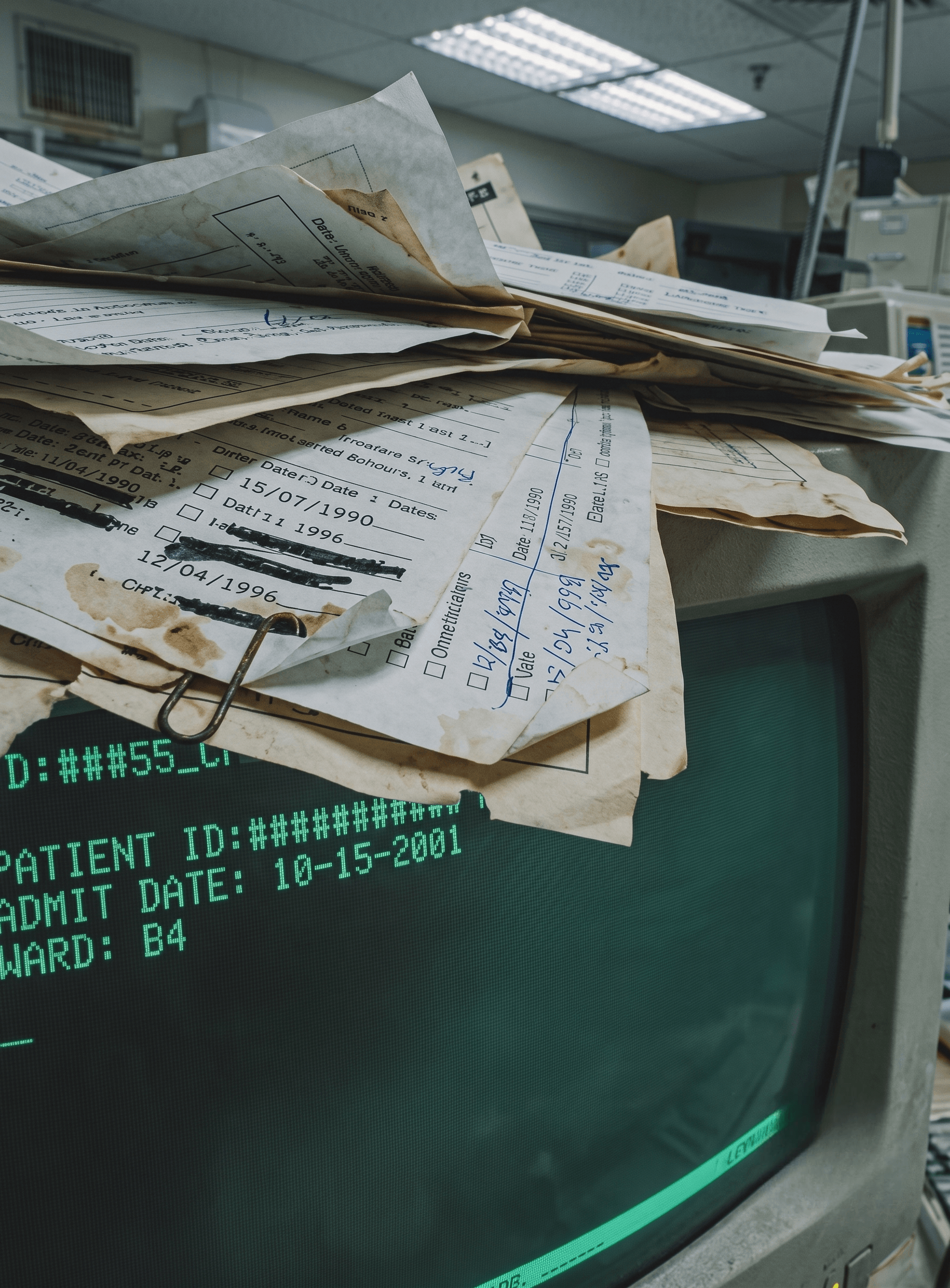 Fragmented Healthcare Paper Records & Systems